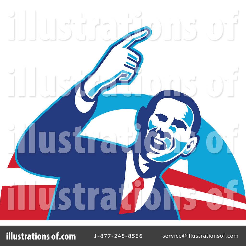 Obama Clipart  1101921 By Patrimonio   Royalty Free  Rf  Stock    