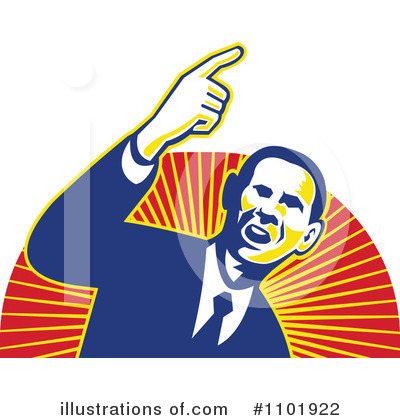 Obama Clipart  1101922 By Patrimonio   Royalty Free  Rf  Stock    