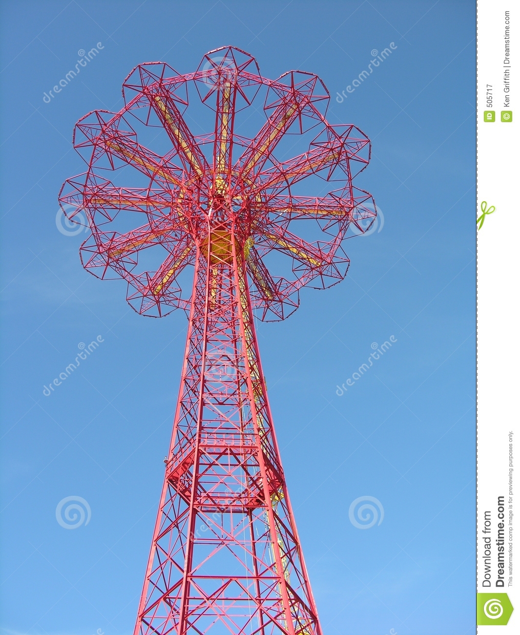 Parachute Drop Tower Royalty Free Stock Photography   Image  505717