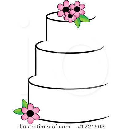 Royalty Free  Rf  Cake Clipart Illustration By Pams Clipart   Stock
