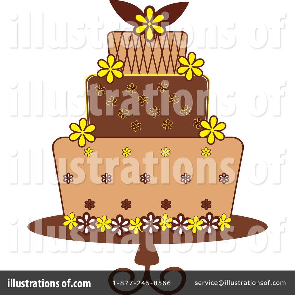 Royalty Free  Rf  Cake Clipart Illustration By Pams Clipart   Stock