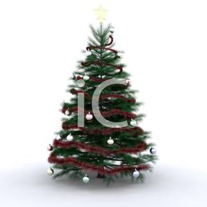 3d Christmas Tree   Clipart