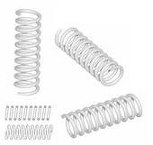 3d Render Of Coil Spring   Clipart Graphic