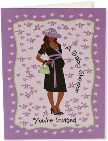 African American Baby Shower Clip Art