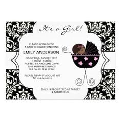 African American Baby Shower Clipart   Baby Shower Invitations African    