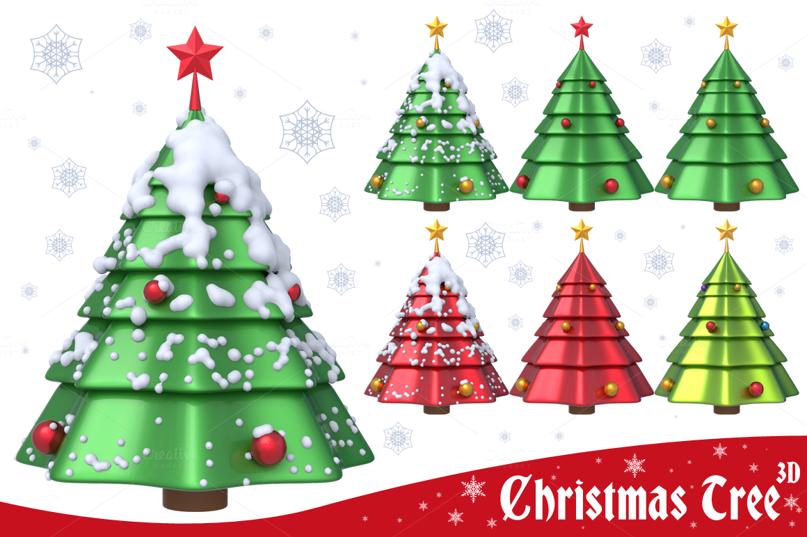 Christmas Tree 3d O Png 1416465372