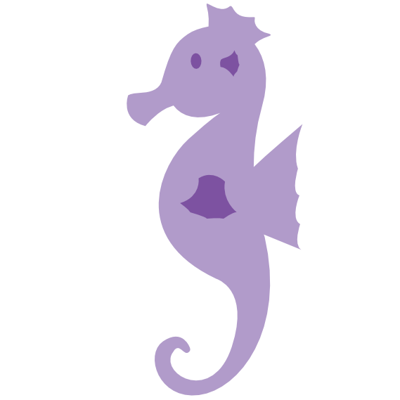 Colorful Animal Sea Horse Animal Scalable Vector Graphics Svg Clip Art    