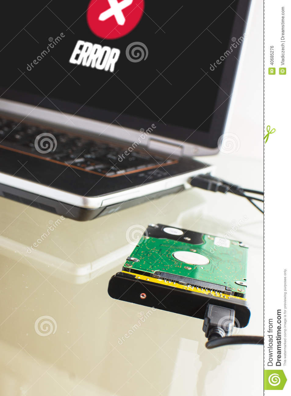 Failed Hdd Data Rescue Stock Photo   Image  40685276