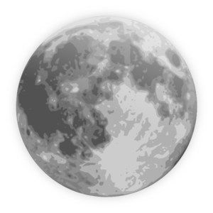 Full Moon Icon Clip Art At Clker Com   Vector Clip Art Online Royalty    
