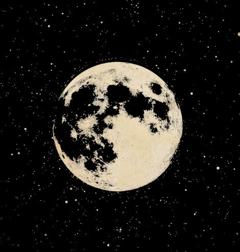Full Moon Night Sky Png Clip Art Celestial Digital Image Download