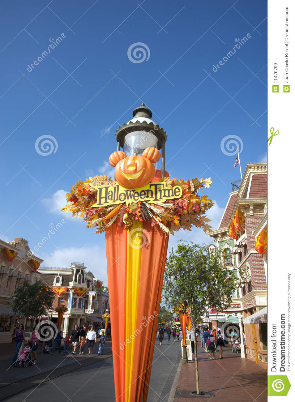 Halloween At Disneyland Editorial Stock Image   Image  11470709