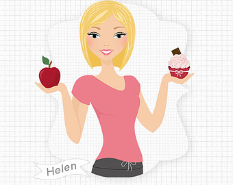 Healthy Dinner Clip Art Healthy Eating Girl Diet
