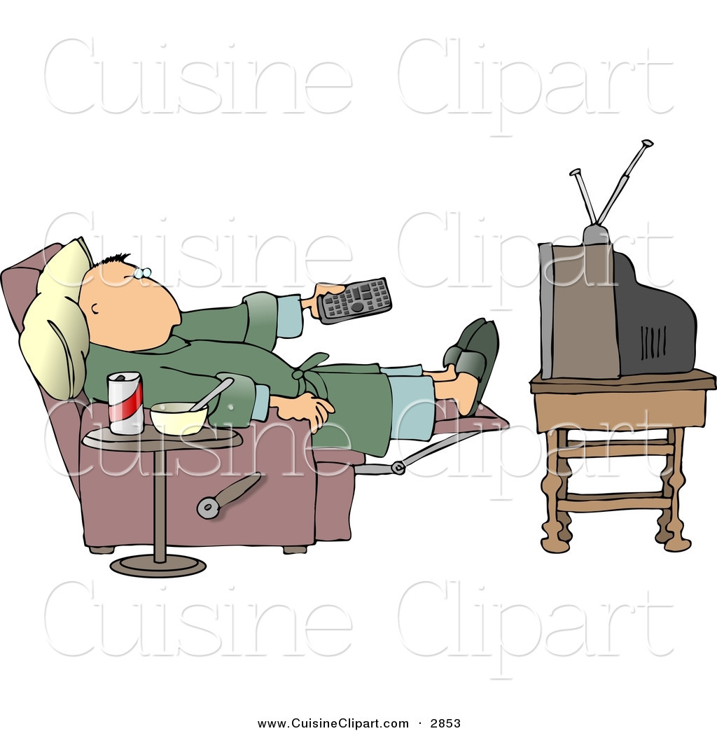 Lazy Person On Couch Clipart Cuisine Clipart Of A Lazy