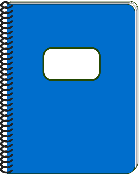 Notebook Spiral Notebook Blue Png Html
