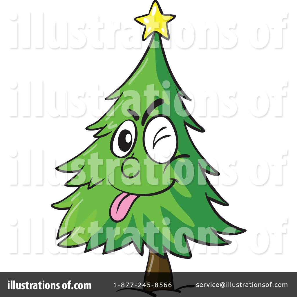 Royalty Free  Rf  Christmas Tree Clipart Illustration By Colematt