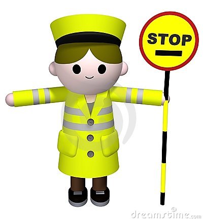 The Lollipop Lady   Is There To Help Children Safely Cross The Road
