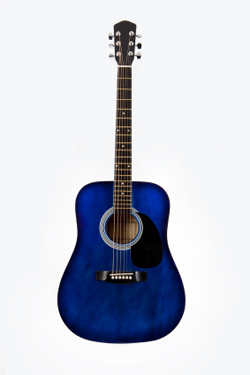 Blue Guitar Clip Art Blue Acoustic Guitar
