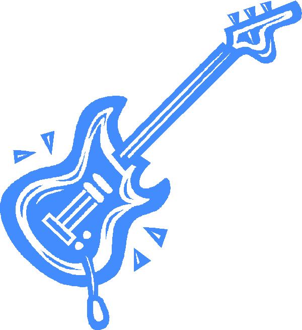 Blues Guitar Art Guitar Clip Art