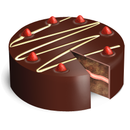 Chocolate Cake Whole Icon Png Clipart Image   Iconbug Com