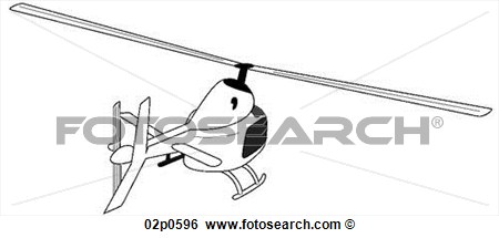 Clip Art   Helicopter Rear  Fotosearch   Search Clipart Illustration