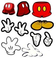 Clip Art Of Mickey S Hands Pants And Shoes   The Dis Discussion