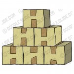 Inventory Clipart Boxes Hand Drawn Doodles