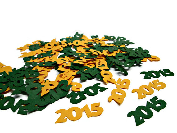 Items Similar To 2015 Confetti Graduation Party Confetti Party