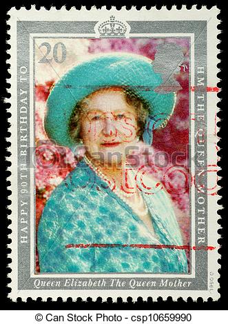 Kingdom   Circa 1990  British Used Postage Stamp Celebrating The 90th