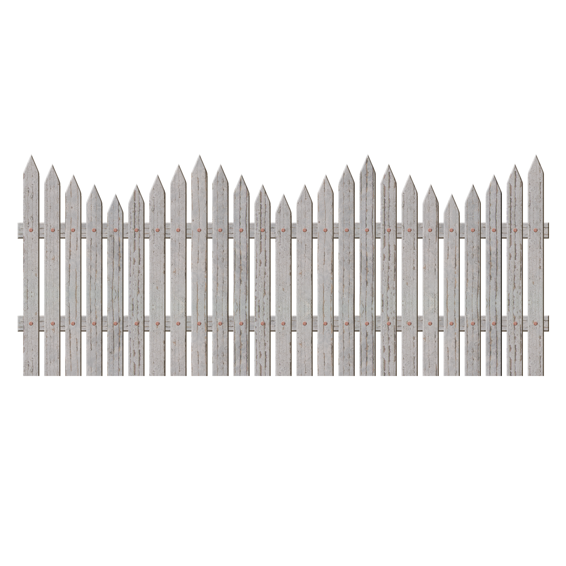 Marisa Lerin Picket Fence Asset White Garden Embellishment Commercial