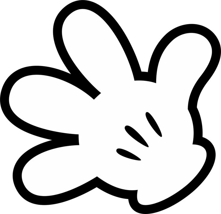 Mickey E Minnie   Grafos Hand Png   Minus   Digital Clip Art 4