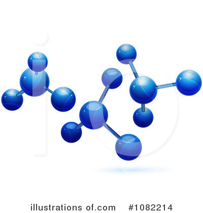 Molecules Clipart  1082214   Illustration By Elaine Barker