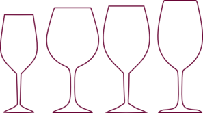 Wine Glasses Clip Art At Clker Com   Vector Clip Art Online Royalty