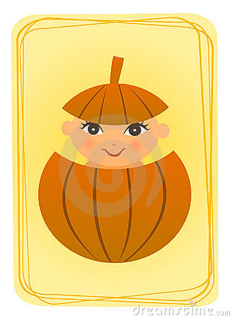 Baby Halloween Pumpkin Stock Illustrations Vectors   Clipart