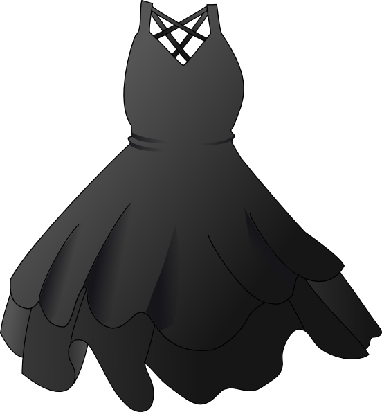 Black Dress Clip Art At Clker Com   Vector Clip Art Online Royalty    