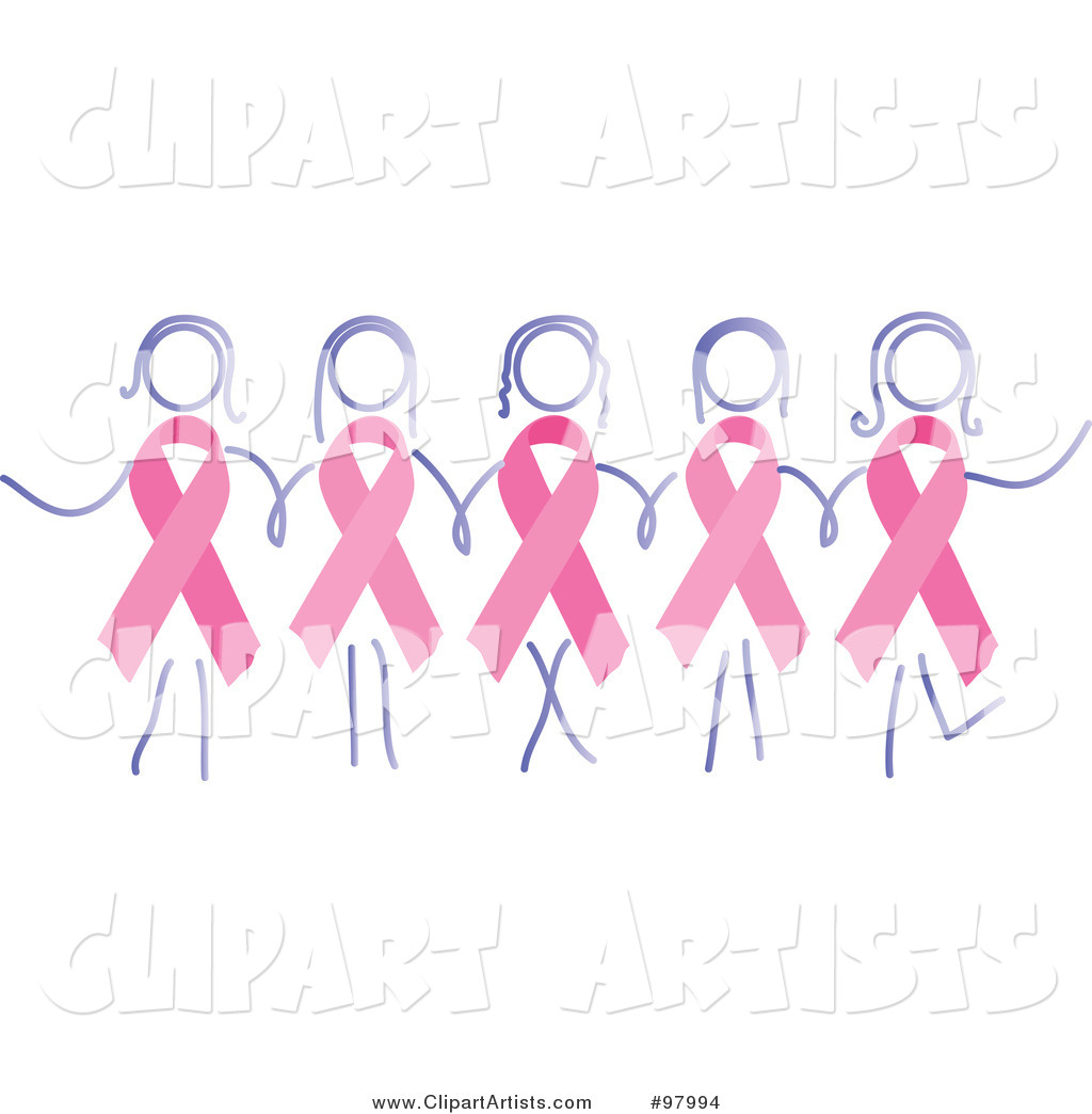 Breast Cancer Ribbon With Angel Wings Clip Art Featured Clipart By