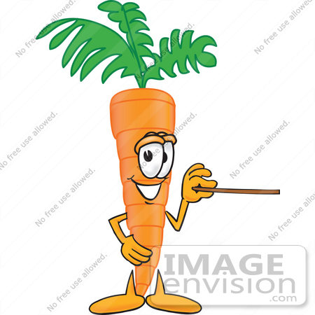 Carrot Sticks Clipart  27593 Clip Art Graphic Of An