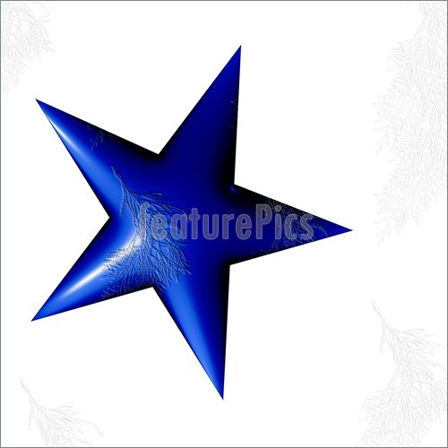 Christmas Blue Star Illustration  Clip Art To Download At Featurepics