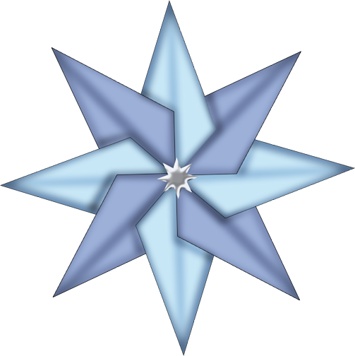 Christmas Blue Star Ornament Png Clipart Png