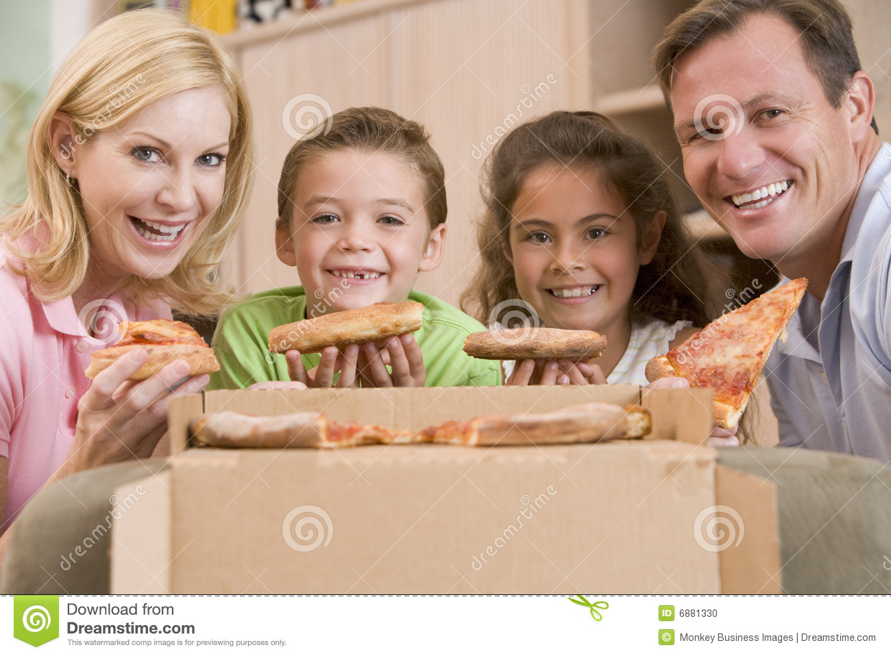 Clip Art Family Eating Family Eating Pizza