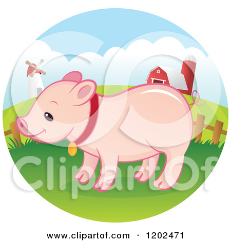 Free  Rf  Clipart Of Piglets Illustrations Vector Graphics  2