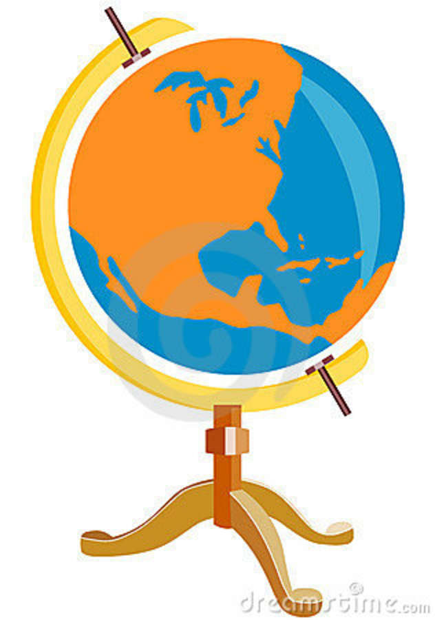 Globe With United States Map Stock Photography   Image  3307052
