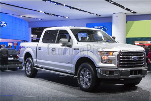 Picture Of Detroit   January 26 The New 2015 Ford F150 Pickup Truck At    