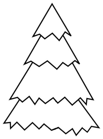 Pine Tree Outline   Clipart Best