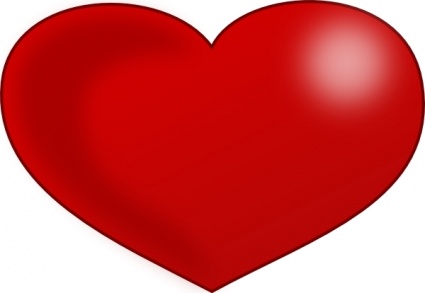 Red Glossy Valentine Heart Clip Art 13202 Sflb Ashx