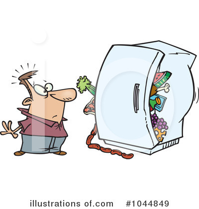 Refrigerator Clip Art  Rf  Refrigerator Clipart