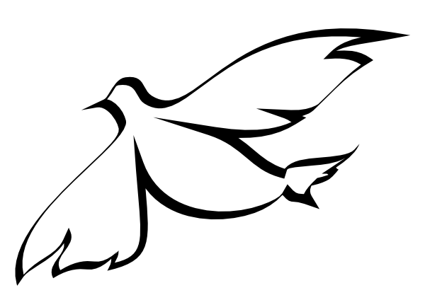 Religious Dove Clip Art Dove 1