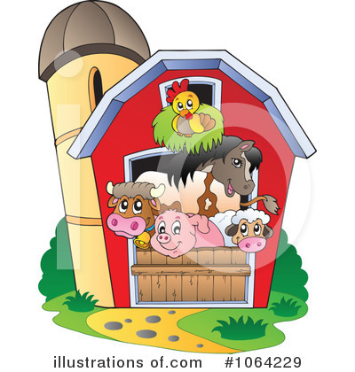 Royalty Free  Rf  Farm Animals Clipart Illustration By Visekart