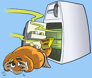 Smelly Refrigerator Cartoon