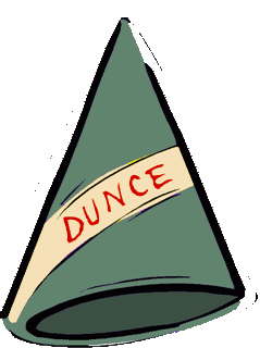 The  Dunce Cap    Why I Wont Talk