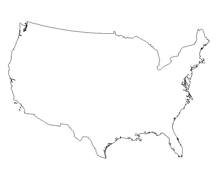 United States Map Blank Us Map Optimum Map Usa   Canada Click United